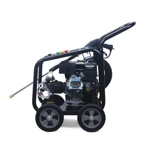 Einstellbarer 170 Bar 2.500 Psi Benzin-Druckreiniger 7 PS tragbarer Hochdruck-Autoverwaschwagen mit Benzin für den heimgebrauch