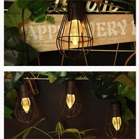 Guirlande lumineuse solaire en forme de boule, lampes solaires d'extérieur, lampes LED étanches pour jardin