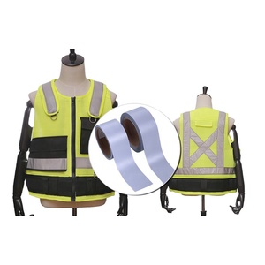 Dải đàn hồi phản xạ nhẹ-Biên giới an toàn thoải mái cho quần áo bảo hộ lao động chuyên nghiệp | Chiều rộng tùy chỉnh 15-100mm - Product Image 1