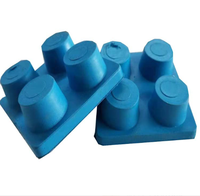 Tampons en caoutchouc anti-vibration et amortisseurs de chocs pour sols en bois de terrains de sport et gymnases de basketball, avec cale de nivellement en caoutchouc pour structure en bois