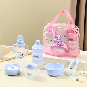 Coffret Cadeau Biberons Multifonctionnels pour Nouveau-Né, Vente Chaude, 7 Pièces/Set, Ensemble de Produits pour Bébé - Product Image 1