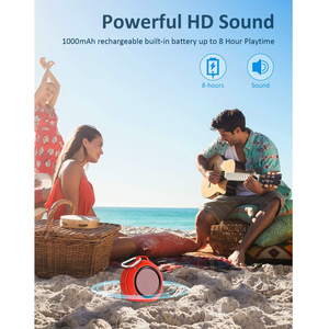 LENRUE F4 Outdoor Waterproof <strong>Bluetooth</strong> <strong>Speaker</strong> 10W TWS IPX6 Portable Mini Shower <strong>Speaker</strong> with MIC Enhanced Bass 12H Playtime - Product Image 2