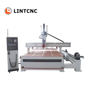 4 axis cnc router furniture 3d design 1300*2500mm 4*8 ft ATC wood router milling machine 1325 1530 kitchen cabinet furniture