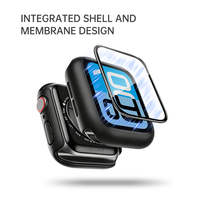 Étui de montre intelligente ultra fin S12, protecteur d'écran en verre trempé, résistant aux rayures, couverture complète pour 49mm 42mm 46mm