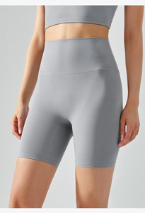 Pantalons de yoga courts pour femmes, couleur unie, fitness, sport, toucher frais, entraînement complet, jogging, taille haute, pantalons de yoga pour femmes - Product Image 3