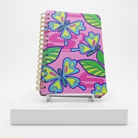 Carnet de notes à spirale personnalisé avec logo, pages lignées de qualité supérieure, pages faciles à déchirer, écriture à plat, pour le bureau, les affaires, personnel