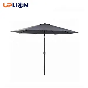 Зонт Uplion на солнечной батарее для внутреннего дворика, 10 футов, зонт с наклоном для сада, заднего двора, внутреннего дворика, бассейна