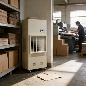 Déshumidificateur commercial 210L/jour avec chauffage 6kW, débit d'air 2300 m³/h, séchage rapide pour atelier, sous-sol et <span class=keywords><strong>garage</strong></span> - Product Image 6