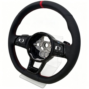 Volante Deportivo de Cuero Negro para VW Golf Polo Passat MK4 MK5 MK6 MK7 Jetta - Product Image 4
