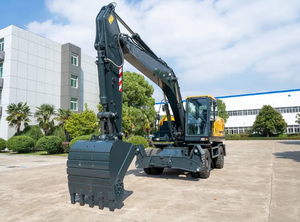 Hyun-Dai 21ton Wielgraafmachine Hw210 Nieuwe Hydraulische Graafmachine Op Wielen Met Cumnins Te Koop - Product Image 2