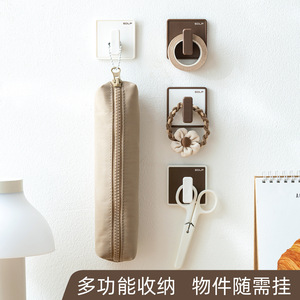 SDLP L-Shaped Plastic Wall Hook 1-3kg Load No Drill Multi Functional Key Holder - Product Image 2