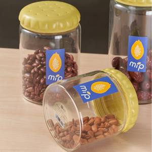 Frasco de vidrio Mip Cylinder de 1.5L hermético para conservar la frescura de los refrigerios y granos en la cocina. - Product Image 3