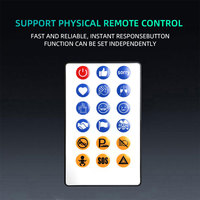 Pantalla de expresión LED redonda para coche, Control de aplicación inteligente, tablero de visualización programable, Panel de mensajes de desplazamiento, señal LED para ventana trasera de coche DIY