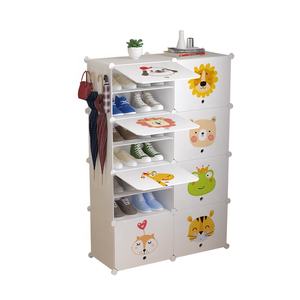 Armadio Moderno in <span class=keywords><strong>Plastica</strong></span> con 16 <span class=keywords><strong>Cubi</strong></span> per Scarpe, Arredamento per Soggiorno - Product Image 1