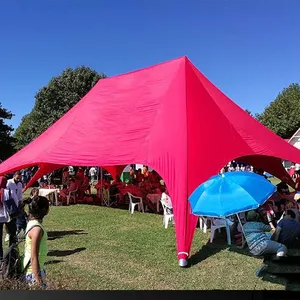 22x14M Red Star Leisure Sun Shade/Double Top Star Marquee For Outdoor Events