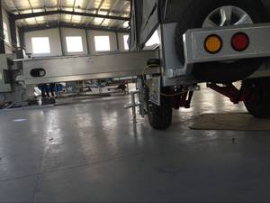 حار بيع مقطورة عربات سكنية عالية الصلابة إلى الأمام للطي الصين مقطورة - Product Image 4