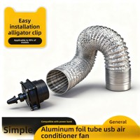 Chauffage OLIVER pour voiture, conduit de sortie vers la calandre pour rediriger l'air chaud ; Ventilateur de chauffage pour camping extérieur, idéal pour réchauffer les tentes