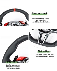 Volante Deportivo de Fibra de Carbono Personalizado YZ con Calefacción M6 para BMW M3 G80 M4 G82 M5 F90 M8 X3m X4m X5m X6m G30 G20 G05 - Product Image 4