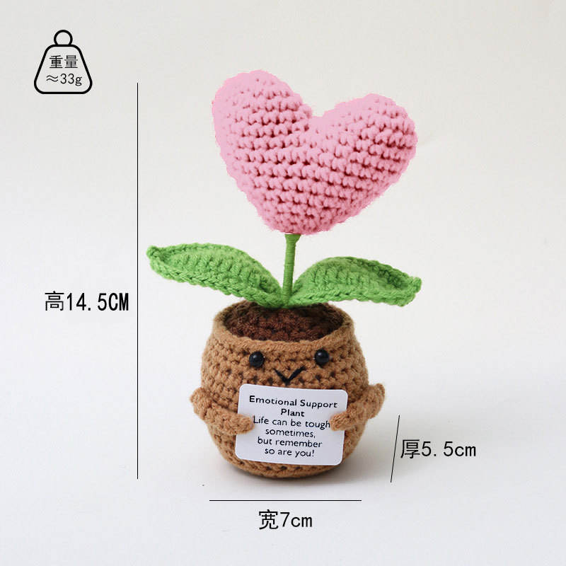 Carte postale potECard d'amour rose