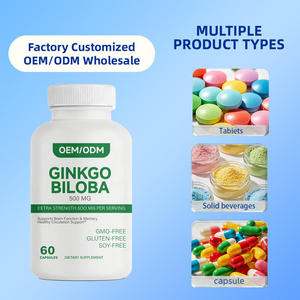 Capsules de soutien de la mémoire à base de Ginkgo Biloba OEM, complément alimentaire pour la santé du cerveau - Product Image 4