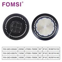 Lampe LED UFO à économie d'énergie FOMSI, 100W-250W, éclairage LED industriel, IP65, étanche, pour entrepôt, usine, atelier