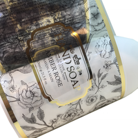 Étiquettes de bouteille de savon liquide étanche de haute qualité étiquettes de douche de corps en plastique transparent autocollant