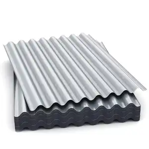 Conteneur Ibr et toit blanc tôles d'acier ondulées/toiture en métal tôle d'acier blanche gi tôle de toiture galvanisée