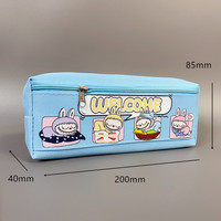 Trousse à crayons double couche de grande capacité Labubu-Cadeau pour garçons et filles