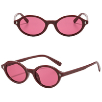 Lunettes de soleil de mode ovales légères anti-reflets UV400 à petite monture DL pour adultes