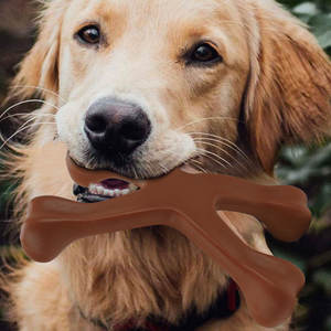 Giocattoli da Masticare per Animali Domestici in Nylon Resistente agli Esplosioni, Grado Alimentare, Aroma di Bacon, a Forma di Osso, per Cani e Gatti di Taglia Media/Grande, per Pulizia Denti - Product Image 4