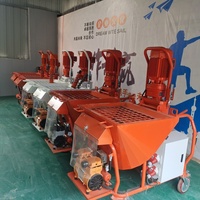 Machine à pulvériser le plâtre modèle M9, pulvérisateur de plâtre à mélange automatique pour chantier de construction, revêtement en plâtre