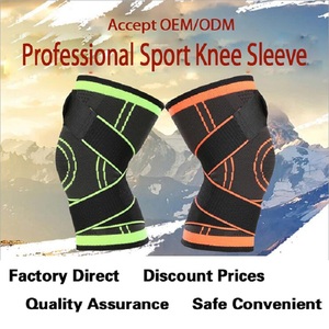 Genouillère <span class=keywords><strong>Crossfit</strong></span> de sport pour la marche en tricot de compression à prix réduit personnalisé stock d'usine - Product Image 3