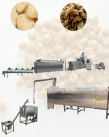 Chaîne de production de nuggets de protéines de soja en fibres de soja, avec roulement de moteur en acier inoxydable 304 de haute qualité