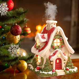 Figura de Resina de la Aldea Navideña del Taller de <span class=keywords><strong>Santa</strong></span> Claus - Product Image 4