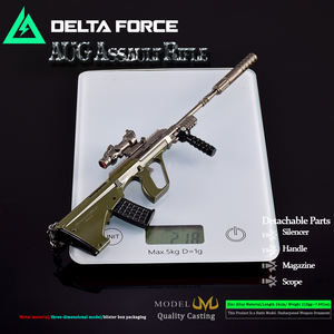 Décoration artisanale Delta Force AUG de 26cm, en alliage de zinc, modèle à construire sans tir, FPS Gamer, décoration à collectionner pour pistolet jouet - Product Image 6