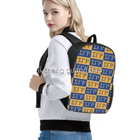 Sac à dos pour femmes SGR Sigma Gamma Rho, nouvelle collection, avec lettres grecques personnalisées, grande capacité, pour les voyages en plein air et les sports