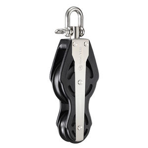 ล้อขนาด 76 มม. เส้นผ่านศูนย์กลางลวด 14 มม. รอกแบบล้อเดี่ยว/หมุนได้/มีห่วงเกี่ยว รุ่น SPB-7619HL รับน้ำหนักได้สูง สำหรับอุปกรณ์ทางทะเล - Product Image 1