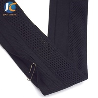 Bande élastique personnalisée en polyamide de 5,3 cm avec ouverture en Y et passe-bouton en maille pour vêtements de sport
