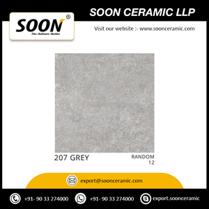 Carreaux de porcelaine vitrifiée de haute qualité 600x600 mm pour la décoration de villas, de maisons et de bureaux de luxe, exportés d'Inde - Product Image 3