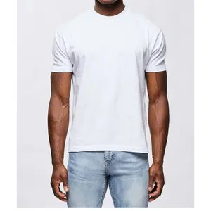 Wholesale Manufacturer Men's Clothing Custom Design Blank Men's t-Shirts Slim Fitted Cotton Mens T Shirt