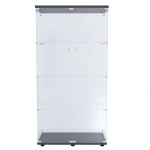 Wholesale Commercial Glass Display Case Full Vision Aluminum Frame <b>Corner</b> Showcase Cabinet Stand Glass Display Showcase - Product Image 3