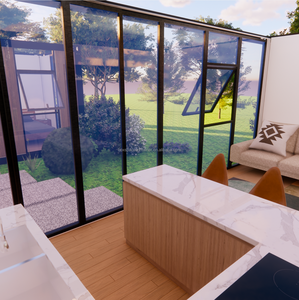 Casa Contenedor Boxspace de 20 pies para Recepción de Amigos y Descanso, Hogar Prefabricado Económico con Revestimiento Exterior Tipo Madera - Product Image 6