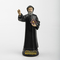 Bronze cuivre moulé St Charbel Sculpture Saint Charbel Makhluf Sainte Figurine Statue à vendre
