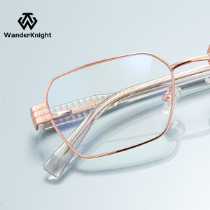 Monturas de Gafas Metálicas para Mujer, Nuevo Diseño, Venta al por Mayor, 3161, Moda, Lujo, Alta Calidad, Ópticas, TR90, Anti-Luz Azul - Product Image 2