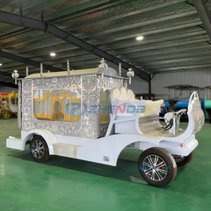 Special Transport Manufacturers Sell Retro Electric Funeral Carriage Coffin Car Hearse and Motorcycle <b>Trailer</b> Hearse Funeral Car - Product Image 3