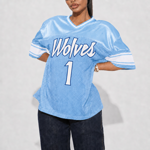 <span class=keywords><strong>Maillot</strong></span> des <span class=keywords><strong>Timberwolves</strong></span> de Minnesota édition City pour femme, coupe ample, tenue de sport, tenue de soirée, <span class=keywords><strong>maillot</strong></span> de supporter pour le jour du match, nom personnalisé, faible MOQ - Product Image 6