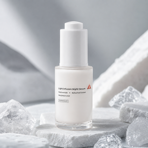 Suero Nocturno Light Infusion con Niacinamida, Extracto de Bakuchiol y Hexilresorcinol - 20 ml, Antiarrugas, Blanqueador, Antienvejecimiento, Hidratante Facial - Product Image 4