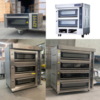 Grand four à pizza à gaz industriel commercial pour la cuisson du pain et des gâteaux Nouvelle condition pour les ingrédients du lait de fruits de maïs de noix