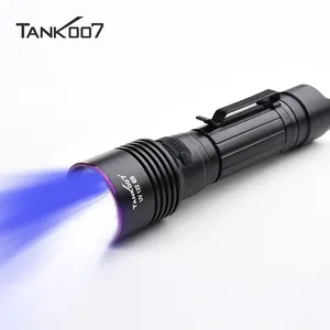 TANK007 กันน้ํา LED UV โคมไฟ NDT ไฟฉายเรืองแสงการตรวจจับ Blacklight 2 in-1 ชาร์จไฟฉาย 365nm UV ไฟฉาย