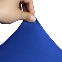 Housses de chaise en spandex personnalisées, housses de chaise à une seule jambe, couleur unie, idéales pour les mariages, les banquets d'hôtel et la décoration de fêtes